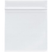 Plymor 4" x 4" (Pack of 100), 2 Mil Zipper Reclosable Plastic Bags