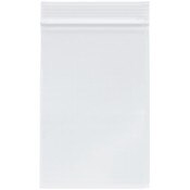 Plymor 4" x 6" (Pack of 100), 2 Mil Zipper Reclosable Plastic Bags