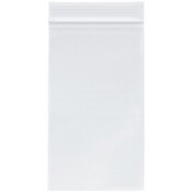 Plymor 4" x 7" (Pack of 100), 2 Mil Zipper Reclosable Plastic Bags