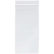 Plymor 4" x 8" (Pack of 100), 2 Mil Zipper Reclosable Plastic Bags