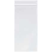 Plymor 4" x 8" (Pack of 100), 2 Mil Zipper Reclosable Plastic Bags