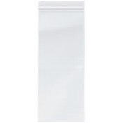 Plymor 5" x 12" (Pack of 100), 2 Mil Zipper Reclosable Plastic Bags