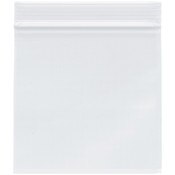 Plymor 5" x 5" (Pack of 100), 2 Mil Zipper Reclosable Plastic Bags