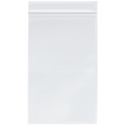 Plymor 5" x 8" (Pack of 100), 2 Mil Zipper Reclosable Plastic Bags