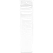 Plymor 2" x 8" (Pack of 100), 2 Mil with Hang-Hole Zipper Reclosable Plastic Bags