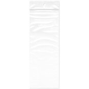 Plymor 3" x 8" (Pack of 100), 2 Mil with Hang-Hole Zipper Reclosable Plastic Bags