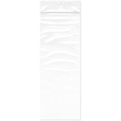 Plymor 3" x 8" (Pack of 100), 2 Mil with Hang-Hole Zipper Reclosable Plastic Bags