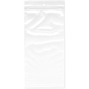 Plymor 4" x 8" (Pack of 100), 2 Mil with Hang-Hole Zipper Reclosable Plastic Bags