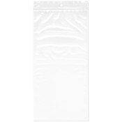 Plymor 5" x 10" (Pack of 100), 2 Mil with Hang-Hole Zipper Reclosable Plastic Bags