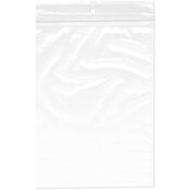 Plymor 5" x 7" (Pack of 100), 2 Mil with Hang-Hole Zipper Reclosable Plastic Bags