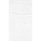 Plymor 5" x 8" (Pack of 100), 2 Mil with Hang-Hole Zipper Reclosable Plastic Bags