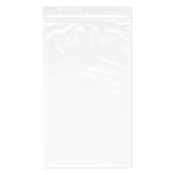 Plymor Zipper Reclosable Plastic Bags, 2 Mil with Hang-Hole, 6" x 10" (Pack of 100)
