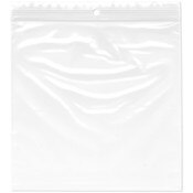 Plymor 6" x 6" (Pack of 100), 2 Mil with Hang-Hole Zipper Reclosable Plastic Bags