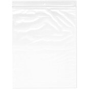 Plymor 8" x 10" (Pack of 100), 2 Mil with Hang-Hole Zipper Reclosable Plastic Bags