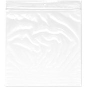 Plymor 8" x 8" (Pack of 100), 2 Mil with Hang-Hole Zipper Reclosable Plastic Bags