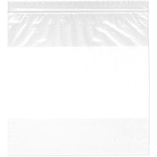 Plymor 12" x 12" (Pack of 100), 2 Mil with White-Block Zipper Reclosable Plastic Bags