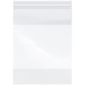 Plymor 9" x 12" (Pack of 100), 2 Mil with White-Block Zipper Reclosable Plastic Bags