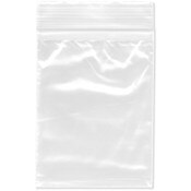 Plymor 3" x 4" (Pack of 100), 2 Mil with Pouch Zipper Reclosable Plastic Bags