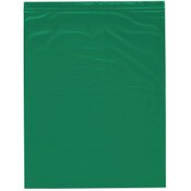 Plymor 12" x 15" (Pack of 100), Green 2 Mil Zipper Reclosable Plastic Bags
