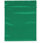 Plymor 3" x 3" (Pack of 100), Green 2 Mil Zipper Reclosable Plastic Bags