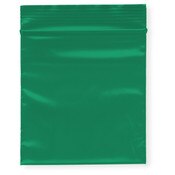 Plymor 3" x 3" (Pack of 100), Green 2 Mil Zipper Reclosable Plastic Bags