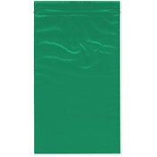 Plymor 5" x 8" (Pack of 100), Green 2 Mil Zipper Reclosable Plastic Bags
