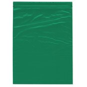 Plymor 8" x 10" (Pack of 100), Green 2 Mil Zipper Reclosable Plastic Bags