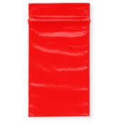 Plymor 2" x 3" (Pack of 100), Red 2 Mil Zipper Reclosable Plastic Bags