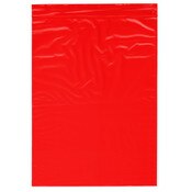 Plymor 9" x 12" (Pack of 100), Red 2 Mil Zipper Reclosable Plastic Bags