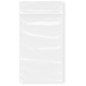 Plymor 2" x 3" (Pack of 100), White 2 Mil Zipper Reclosable Plastic Bags