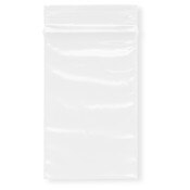 Plymor 2" x 3" (Pack of 100), White 2 Mil Zipper Reclosable Plastic Bags