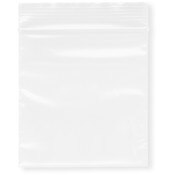 Plymor 3" x 3" (Pack of 100), White 2 Mil Zipper Reclosable Plastic Bags