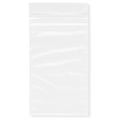 Plymor 3" x 5" (Pack of 100), White 2 Mil Zipper Reclosable Plastic Bags