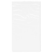 Plymor 5" x 8" (Pack of 100), White 2 Mil Zipper Reclosable Plastic Bags