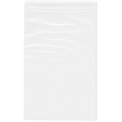 Plymor 6" x 9" (Pack of 100), White 2 Mil Zipper Reclosable Plastic Bags