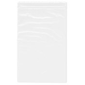 Plymor 6" x 9" (Pack of 100), White 2 Mil Zipper Reclosable Plastic Bags