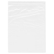 Plymor 8" x 10" (Pack of 100), White 2 Mil Zipper Reclosable Plastic Bags