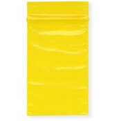Plymor 2" x 3" (Pack of 100), Yellow 2 Mil Zipper Reclosable Plastic Bags