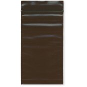 Plymor 3" x 5" (Pack of 100), 3 Mil Amber UV Zipper Reclosable Plastic Bags