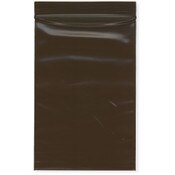 Plymor 4" x 6" (Pack of 100), 3 Mil Amber UV Zipper Reclosable Plastic Bags