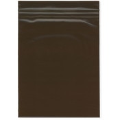 Plymor 6" x 8" (Pack of 100), 3 Mil Amber UV Zipper Reclosable Plastic Bags