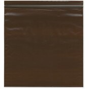 Plymor 8" x 8" (Pack of 100), 3 Mil Amber UV Zipper Reclosable Plastic Bags