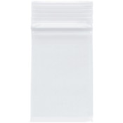 Plymor 2" x 3" (Pack of 100), 4 Mil Heavy Duty Zipper Reclosable Plastic Bags