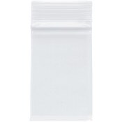 Plymor 2" x 3" (Pack of 100), 4 Mil Heavy Duty Zipper Reclosable Plastic Bags