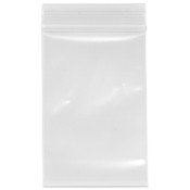 Plymor Heavy Duty Plastic Reclosable Zipper Bags, 4 Mil, 3" x 4.5" (Pack of 100)