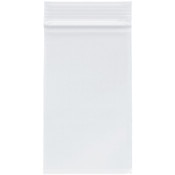 Plymor 3" x 5" (Pack of 100), 4 Mil Heavy Duty Zipper Reclosable Plastic Bags
