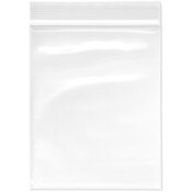 Plymor 4" x 5" (Pack of 100), 4 Mil Heavy Duty Zipper Reclosable Plastic Bags
