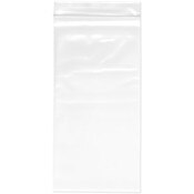 Plymor 5" x 10" (Pack of 100), 4 Mil Heavy Duty Zipper Reclosable Plastic Bags