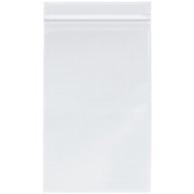 Plymor 5" x 8" (Pack of 100), 4 Mil Heavy Duty Zipper Reclosable Plastic Bags