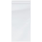Plymor 6" x 12" (Pack of 100), 4 Mil Heavy Duty Zipper Reclosable Plastic Bags
